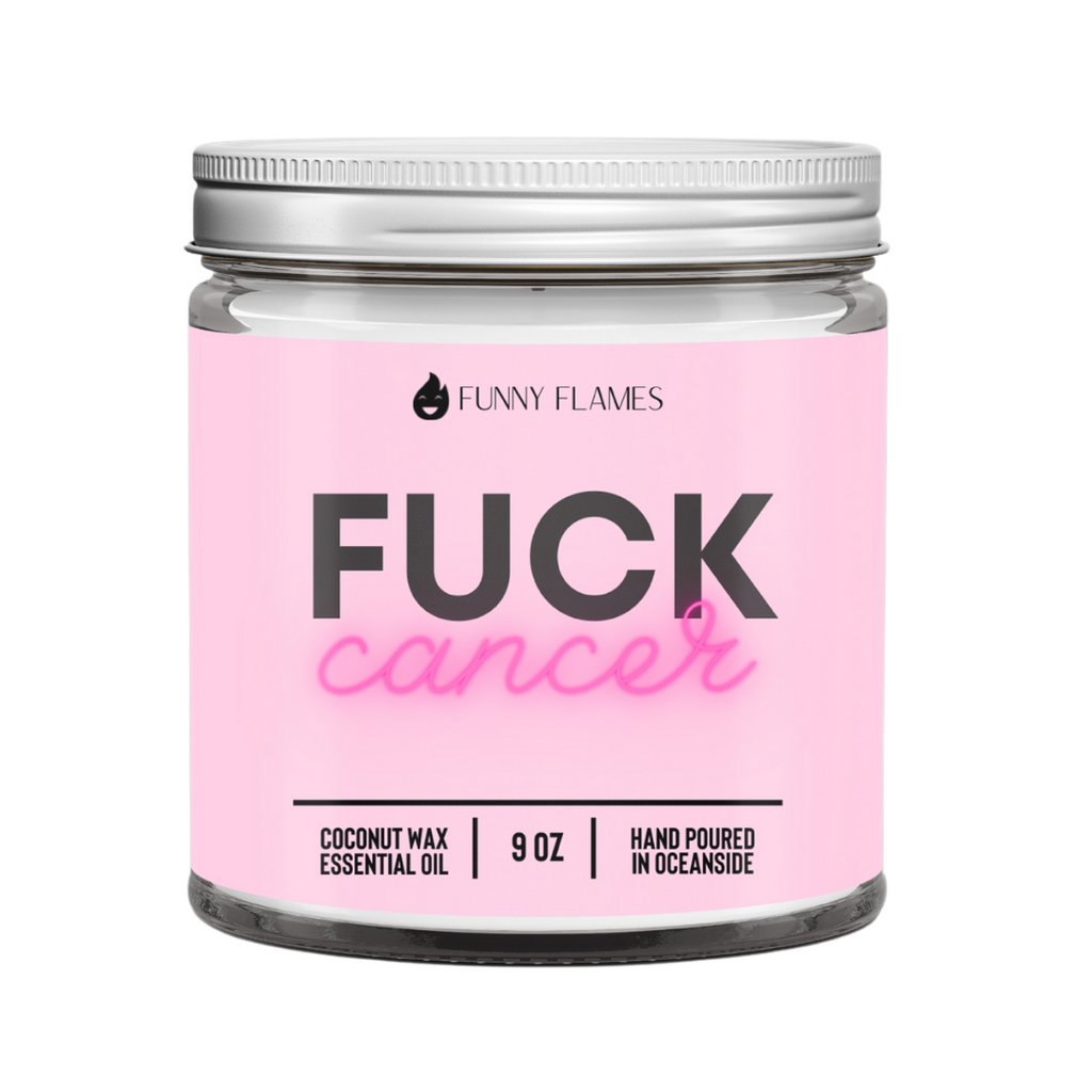 Fuck Cancer- 9oz Coconut Wax Candle